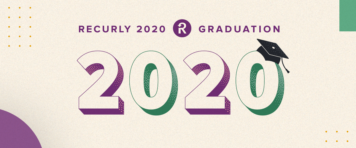 Recurly graduation 2020 banner