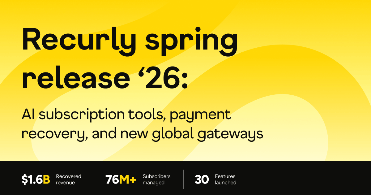 recurly release spring 2026 social share