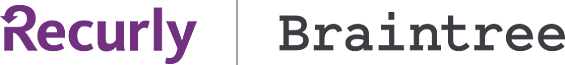 Recurly and Braintree logos