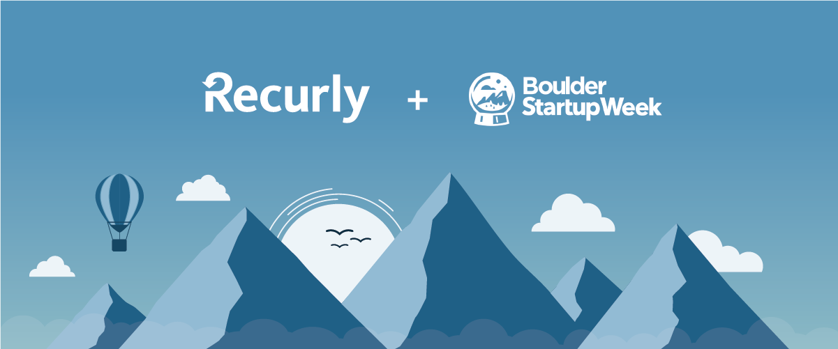 Recurly and Boulder Startup Week banner