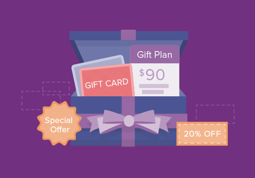 Gift cards and gift plans