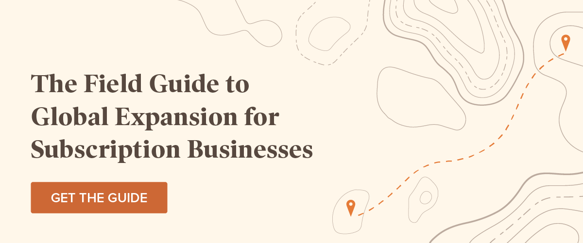 The Field Guide to Global Expansion for Subscription Buisness cover