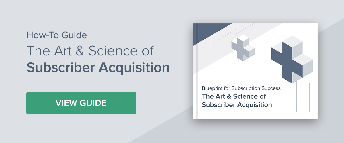 The Art & Science of Subscriber Acquisition guide cover
