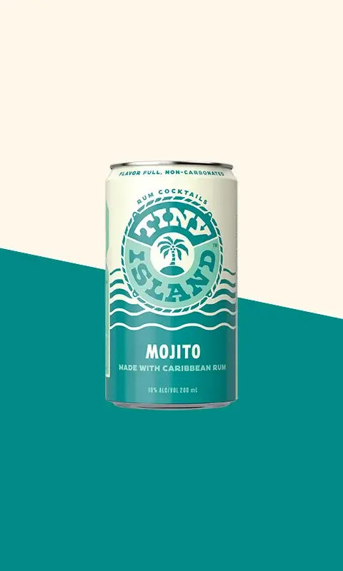 Mojito made with caribbean rum, flavor full and non-carbonated rum cocktails
