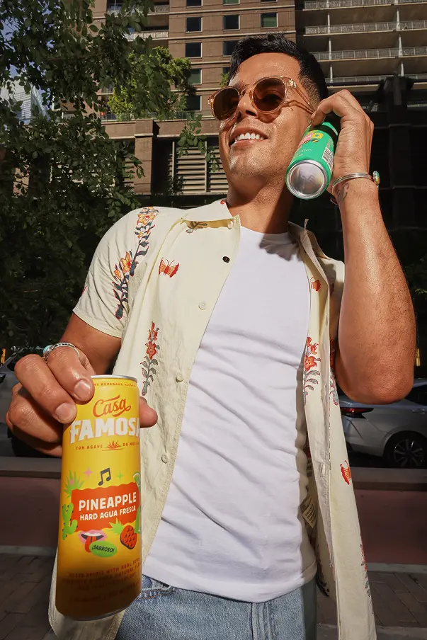 Person holding Pineapple Cane
