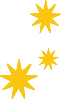 3 yellow stars