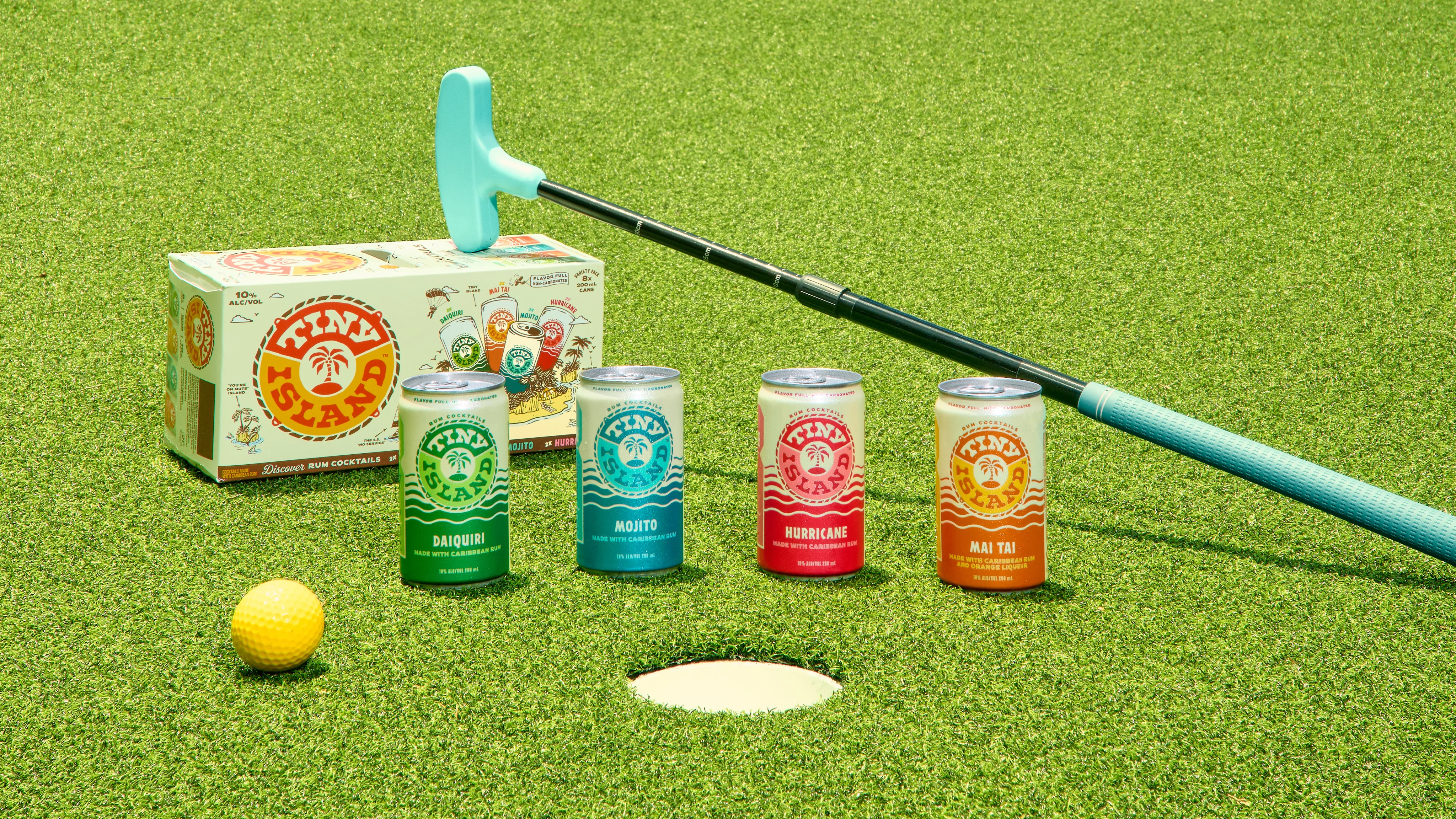 Landscape Cocktail Canes with Golf ball