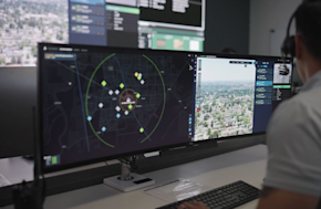 Shot of Aerodome and Flock integration