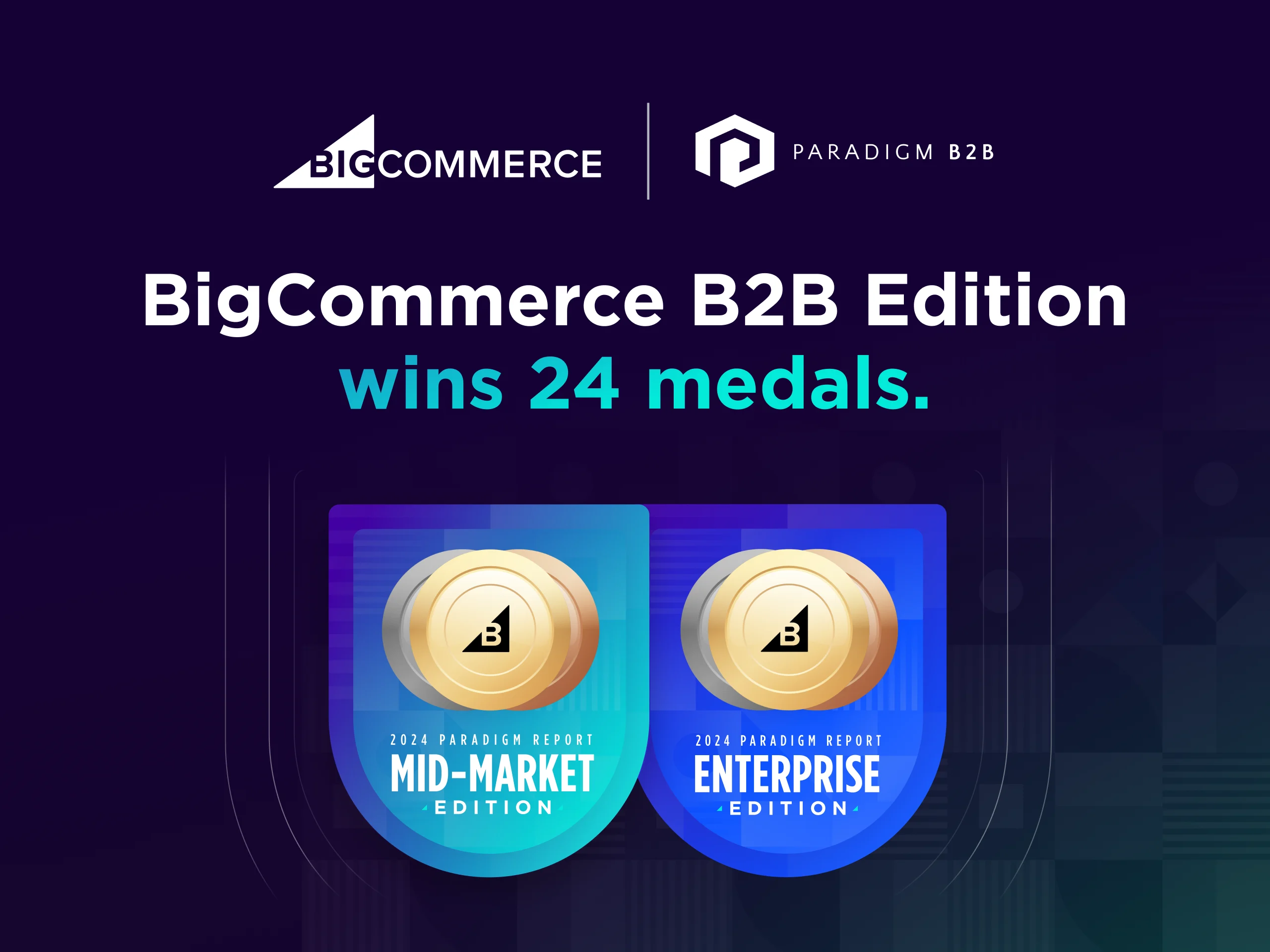 BigCommerce Scores 24/24 Total Medals in 2024 Paradigm B2B Combine Midmarket and Enterprise Editions