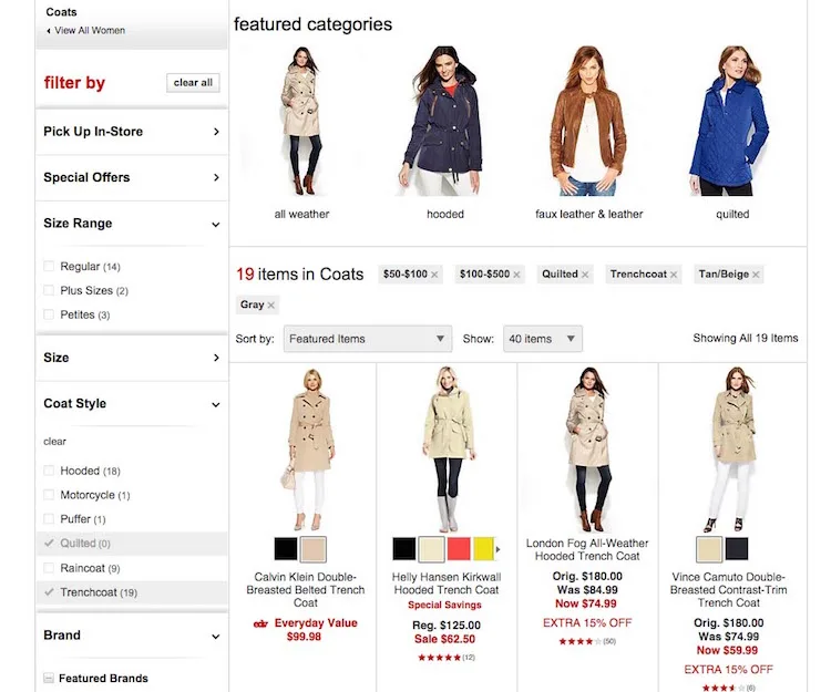 7 Product Filtering Implementations That Make Macy The Best | BigCommerce