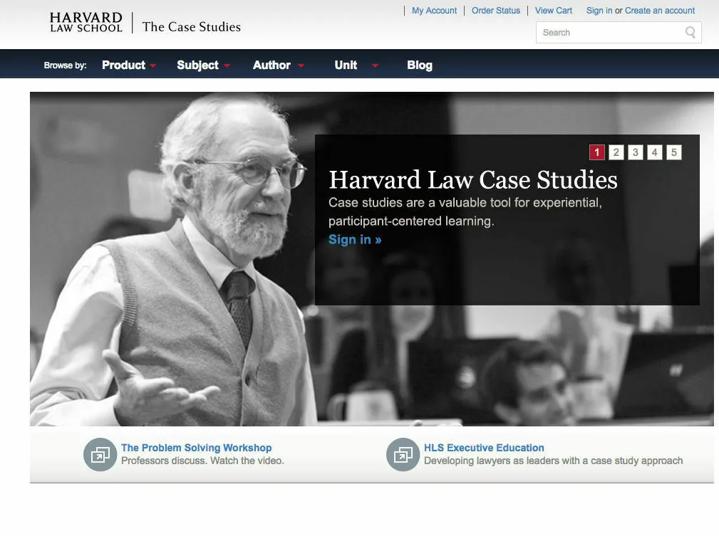 Harvard Law Case Studies