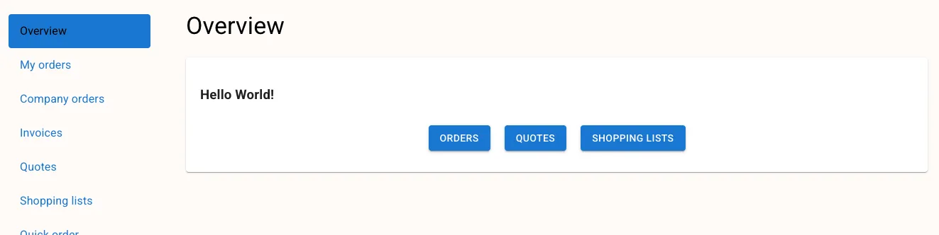 Buyer Portal Overview - Nav Buttons