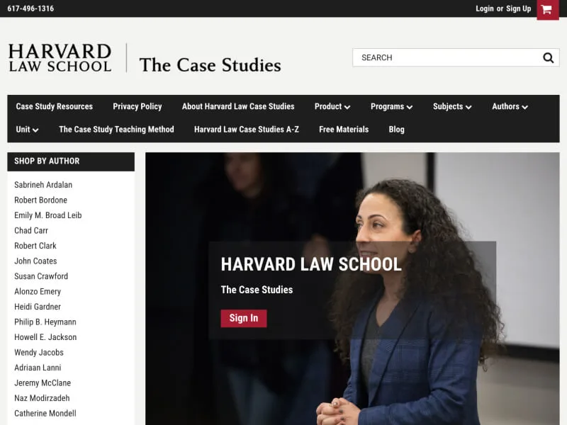 Harvard Law Case Studies
