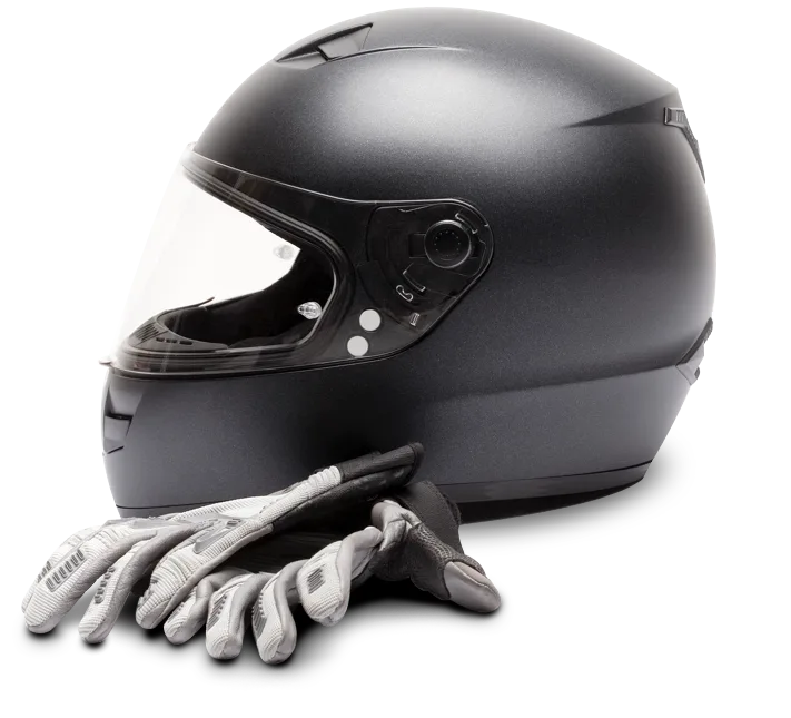 SportBike-helmet-gloves