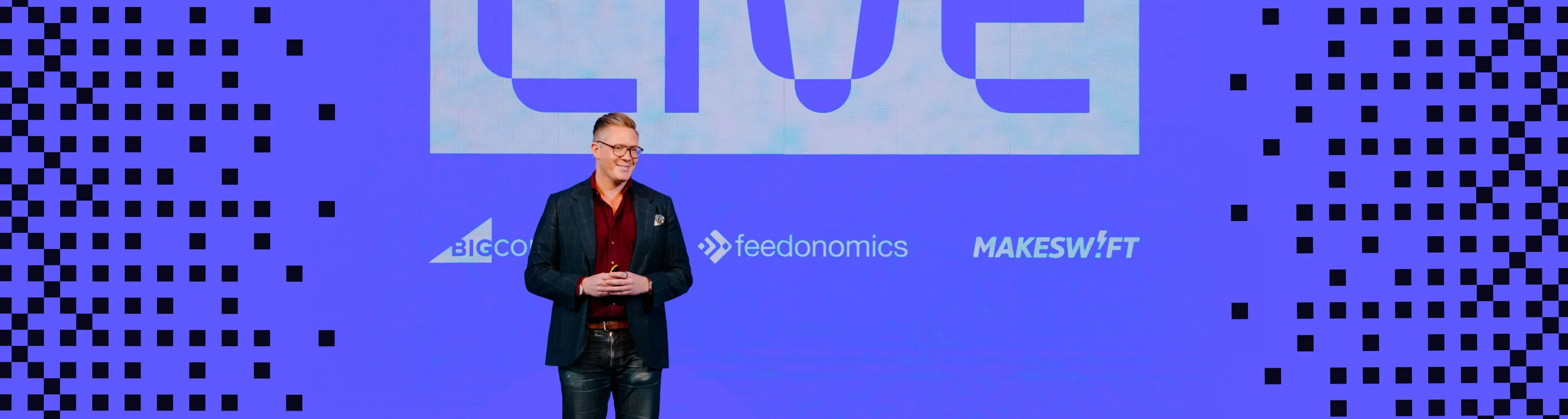 Anders Sörman-Nilsson on stage at Commerce Live 2026.