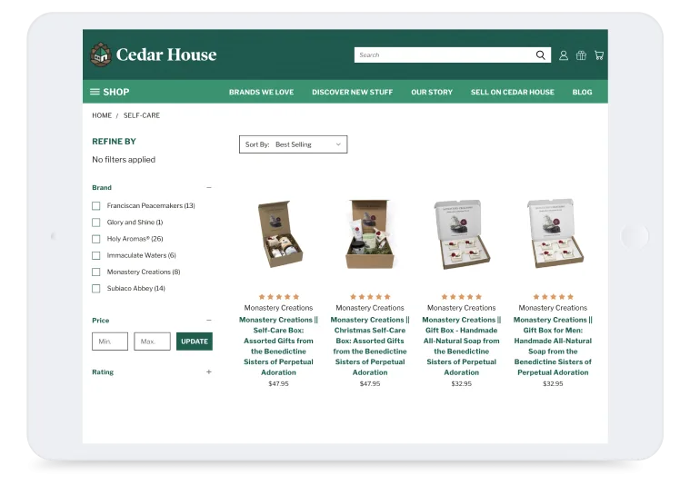 Case study device tablet cedar house