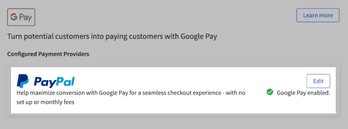 Google Pay PayPal