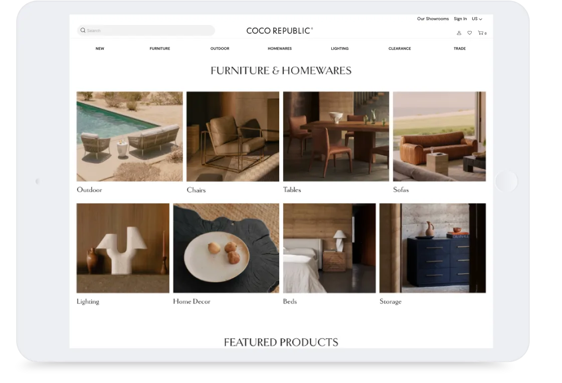 Casestudy apparaat tablet Coco Republic
