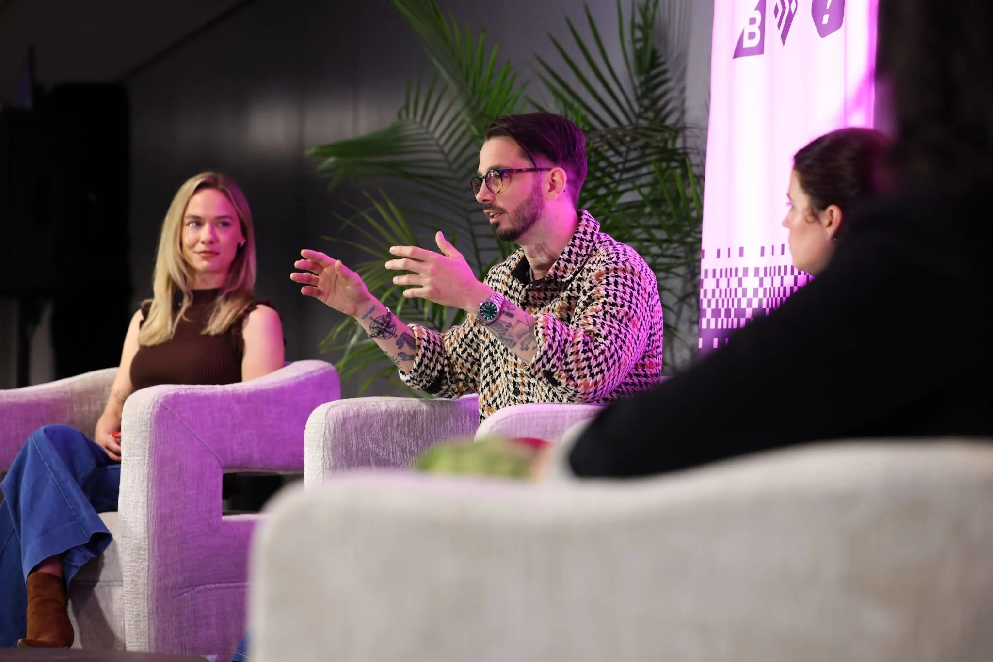 Owen Spencer, Founder, Friends with Robots at a Commerce Live session.