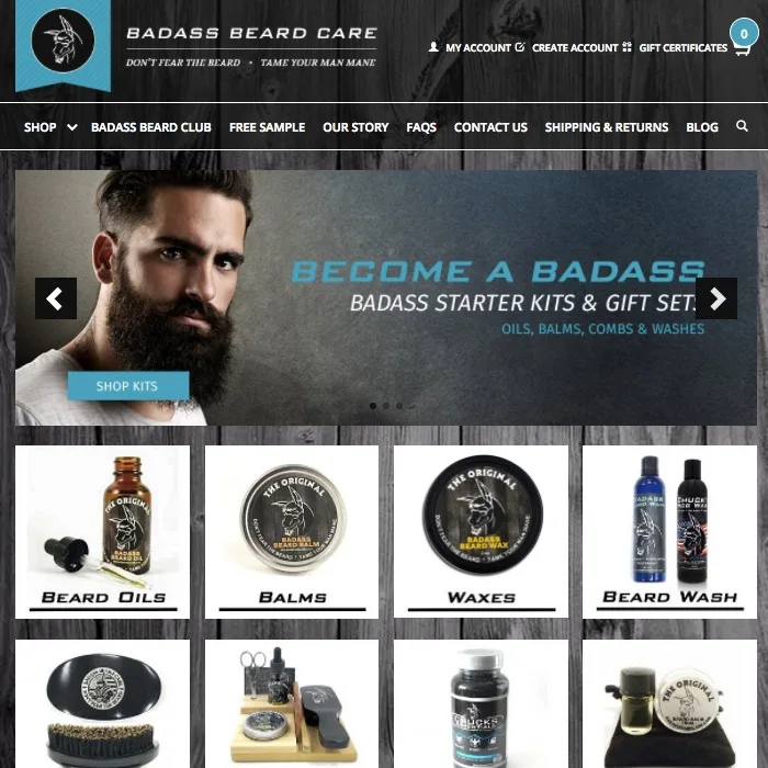 Badass Beard Care Essentials Kit
