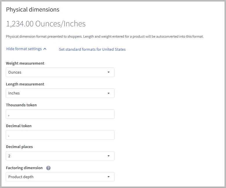 localization physical dimensions expanded