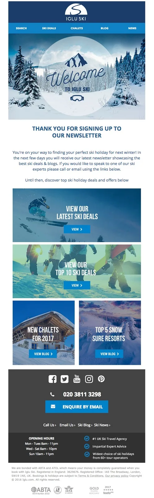 10 Welcome Email Template Examples That Grow Sales From Day 1 | BigCommerce