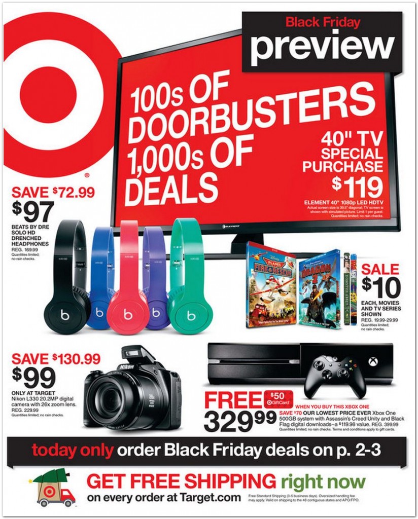Target's Simple, Yet Effective Black Friday Catalog Focuses on