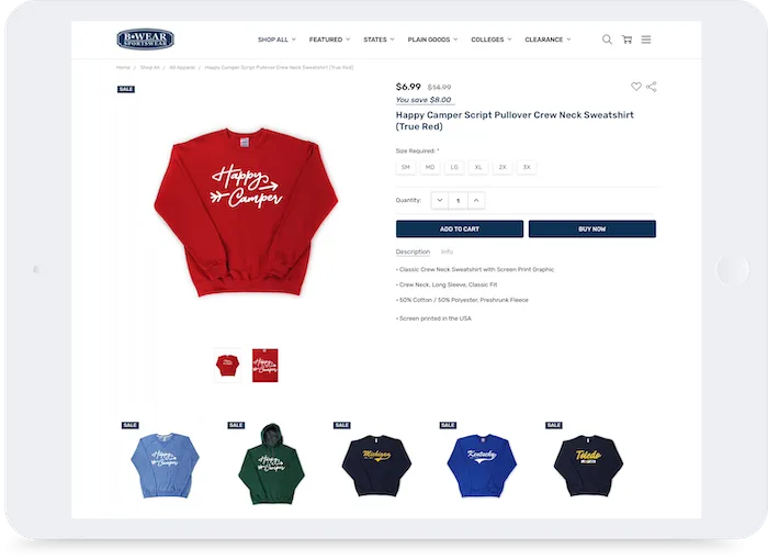 B Wear Sportswear Case Study BigCommerce