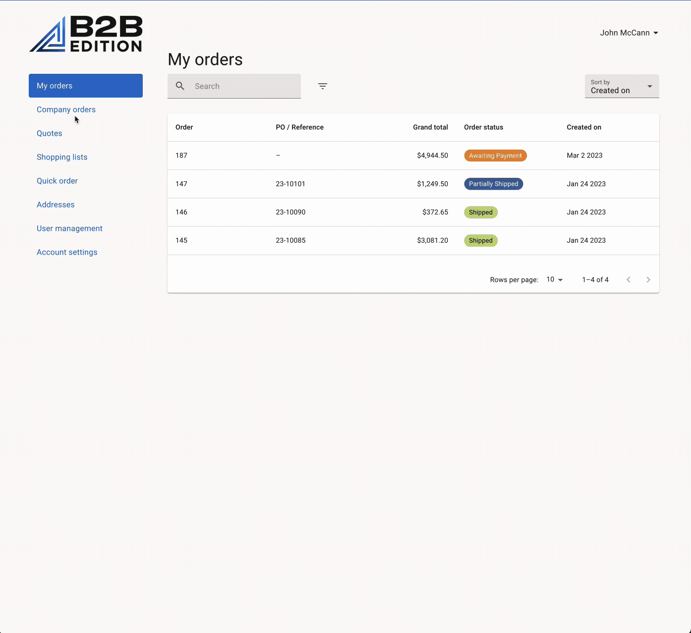 B2B Buyer Portal Gif 