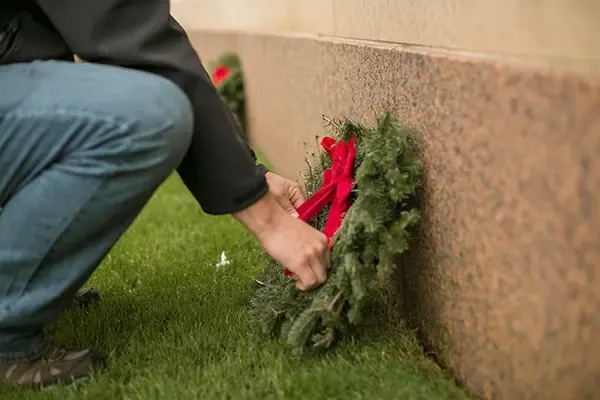 Donate to Wreaths Across America.