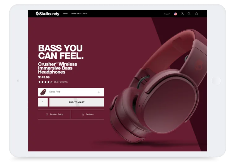 Estudio de caso dispositivo tableta skullcandy