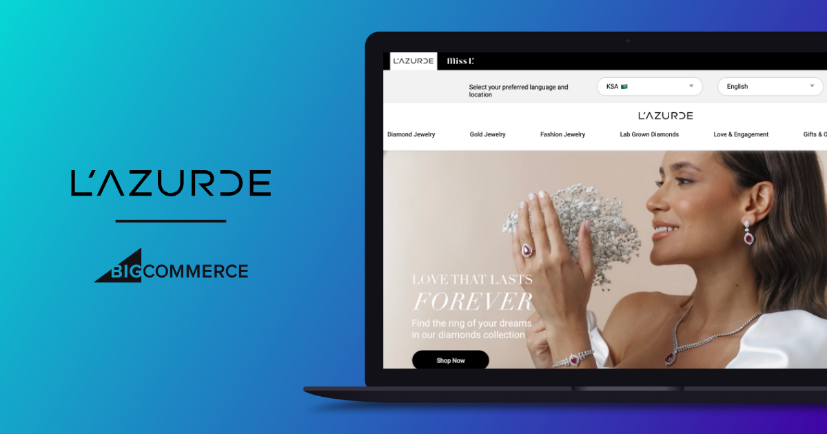 Luxury Jewelry Brand L’azurde Launches Elegant New Composable Commerce ...