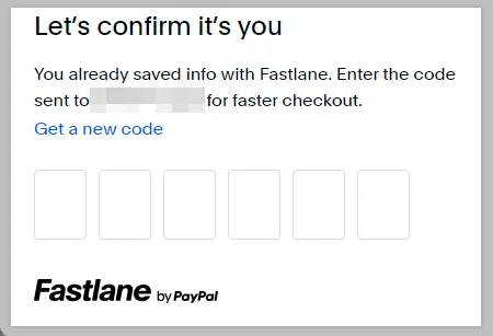 Fastlane Verification Modal