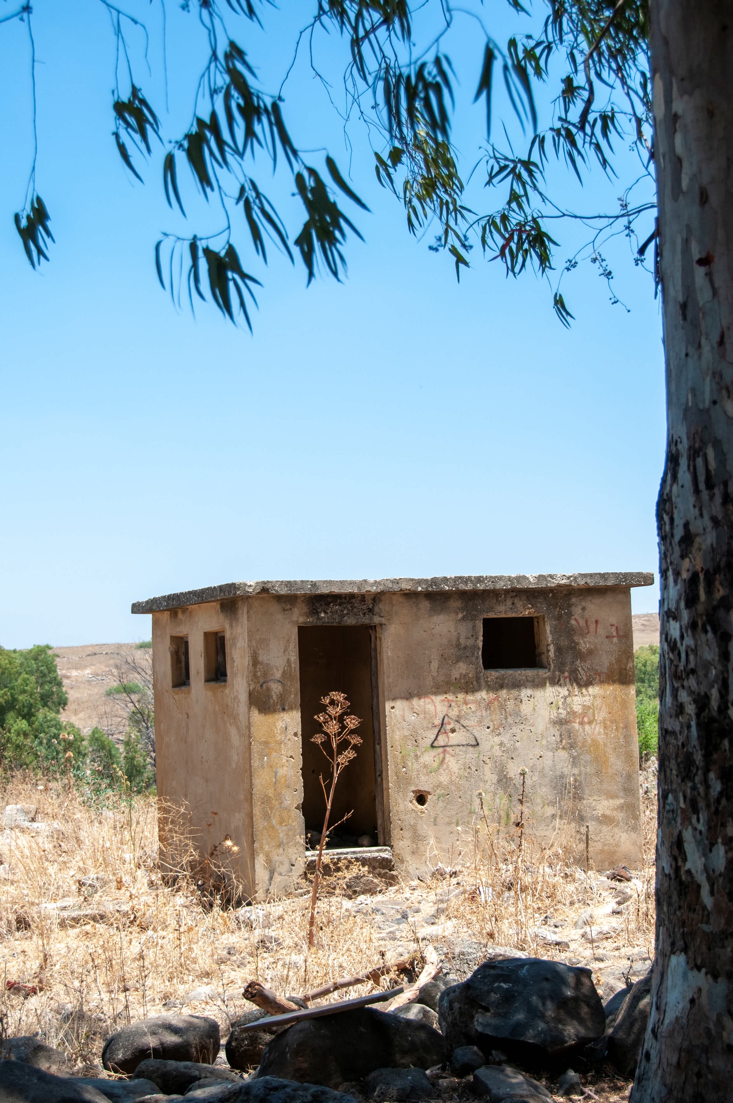 abandoned building near Jilabun Stream in the Golan Heights, Israel. #Israel #GolanHeights #Abandoned #Decay