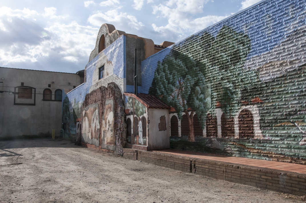 Mural on building in Banning, California. 