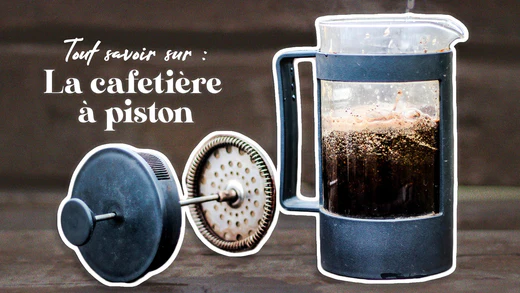 French Press Glass 1 L - Cafetière pour 5 tasses de café - avec cuillère  doseuse et