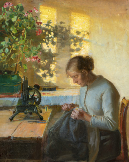 Anna Ancher, Syende fiskerpige