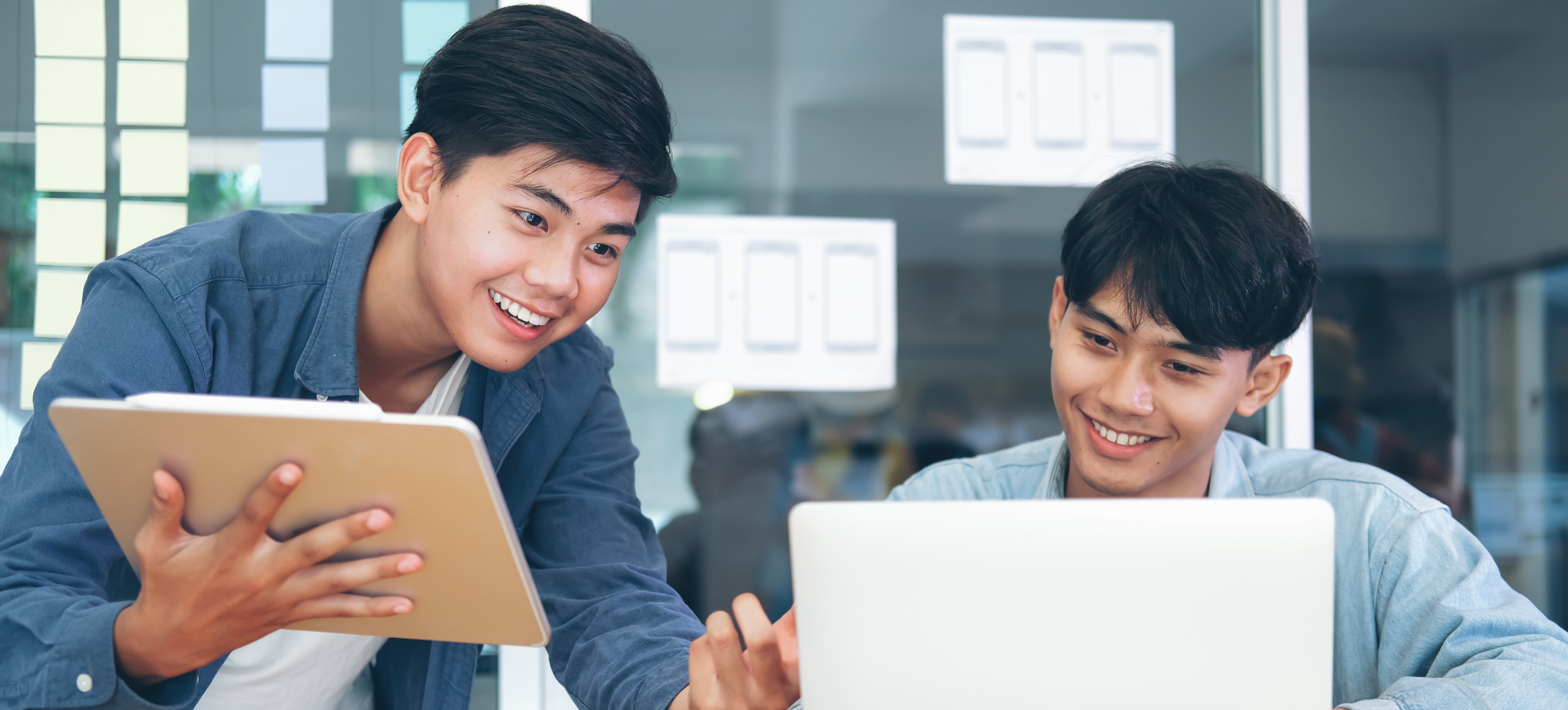 [Featured Image] Two back-end developers discuss the best methods for building data storage and security functions for a website.
