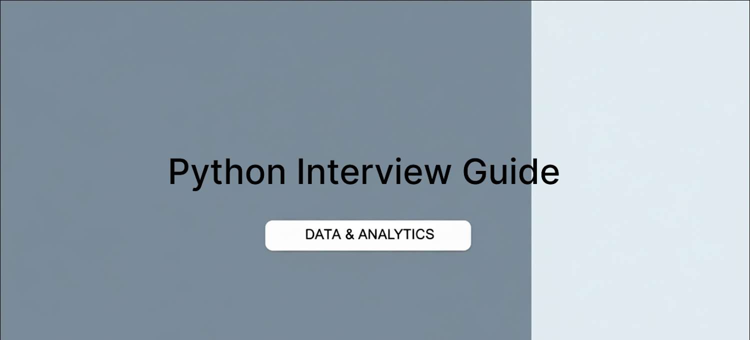 The Ultimate Python Interview Prep Guide (2026) | Coursera