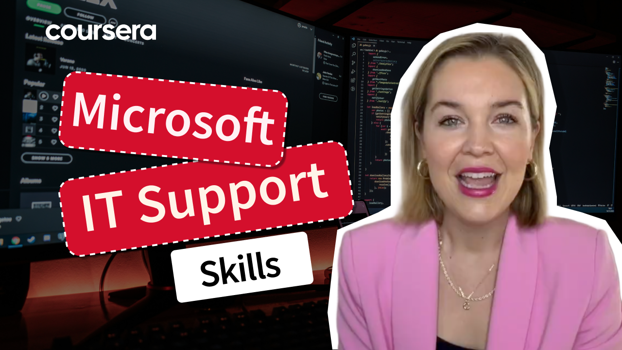 [Video thumbnail] Microsoft IT Support Skills