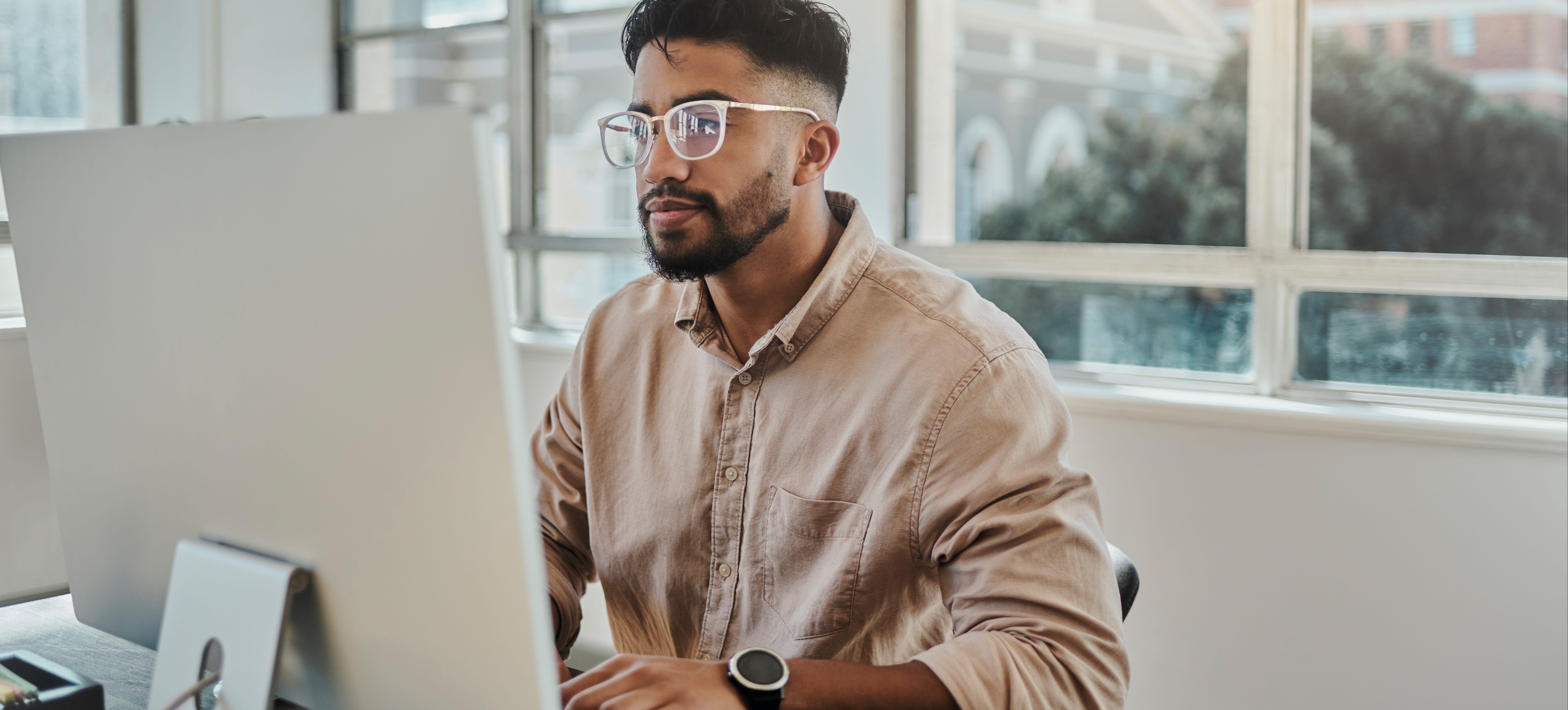 [Featured Image] A software engineer works with the NumPy Python library to develop a new program for a scientific application.
