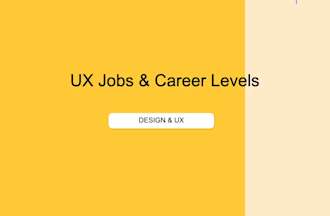 UX Career Roadmap Job Leveling Matrix