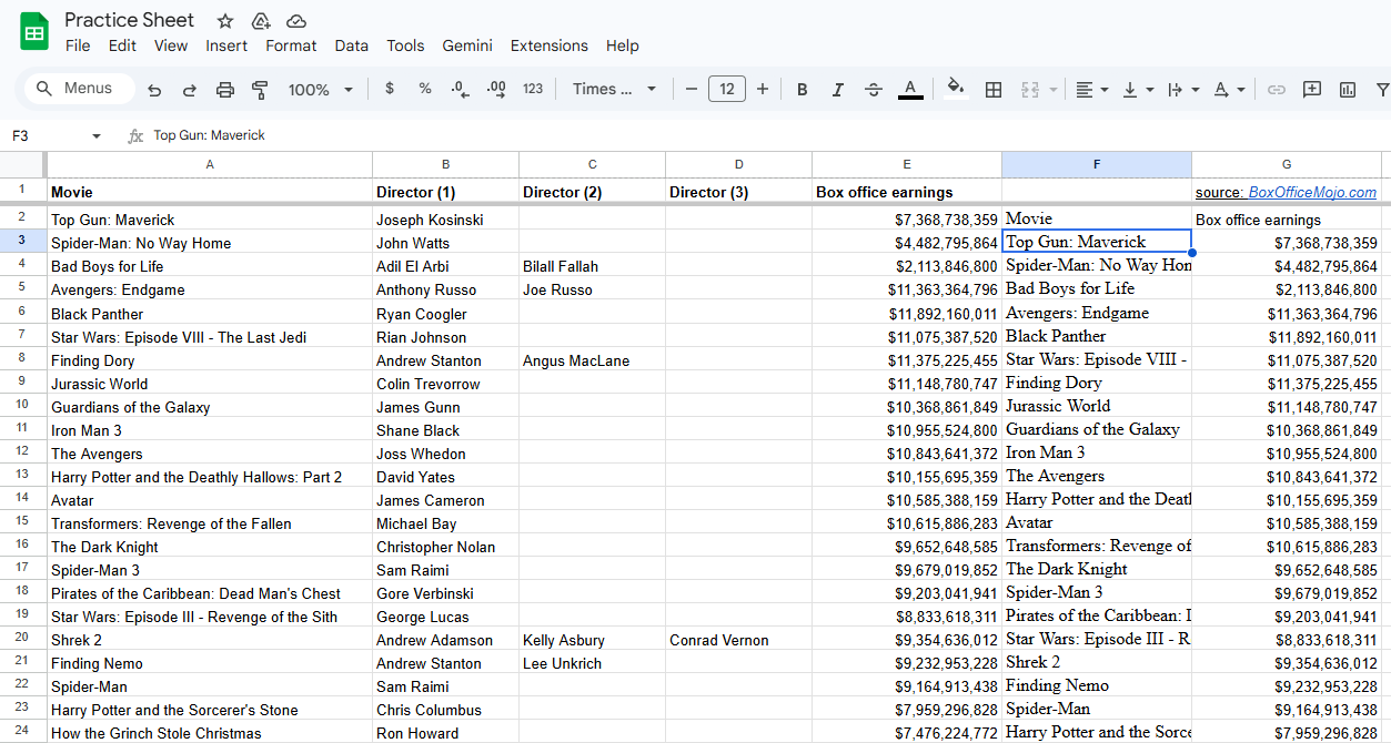 Google-sheets-query-step-5