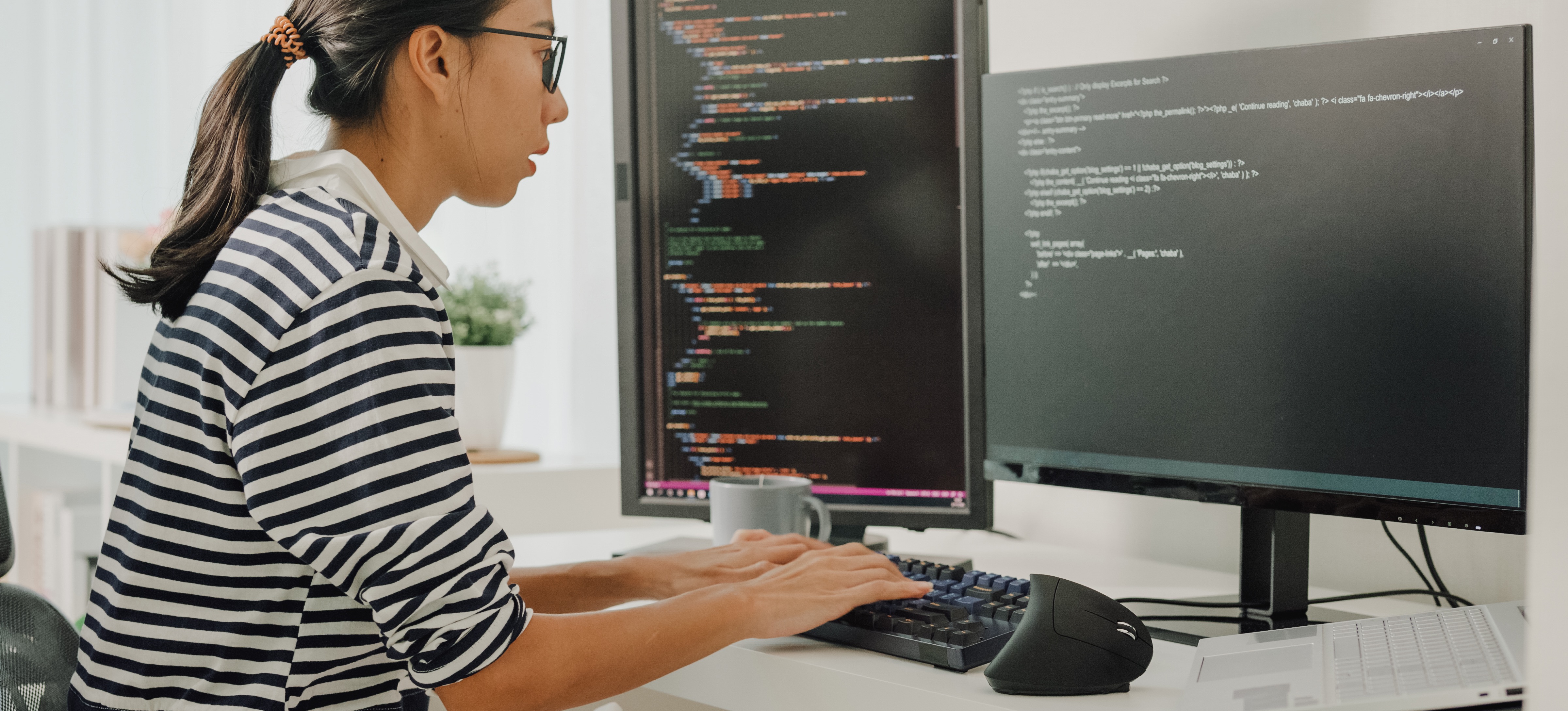 [Featured Image]: A data analyst reviews the data they plan to insert into their AutoML tool to develop a machine learning model.
