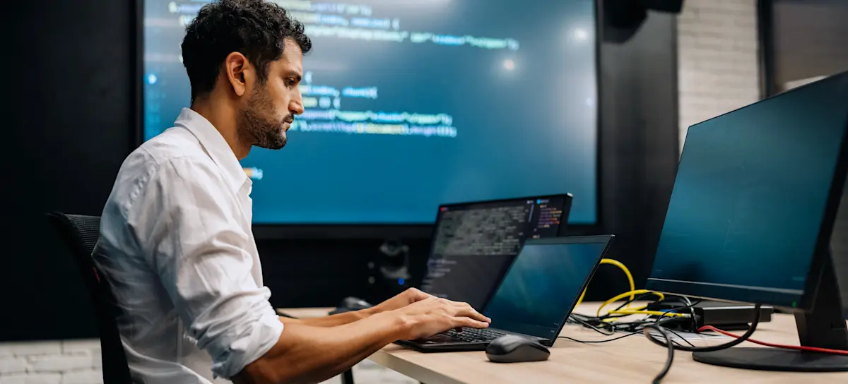 [Featured Image] A company's data governance analyst is working on keeping their data organized and safe.