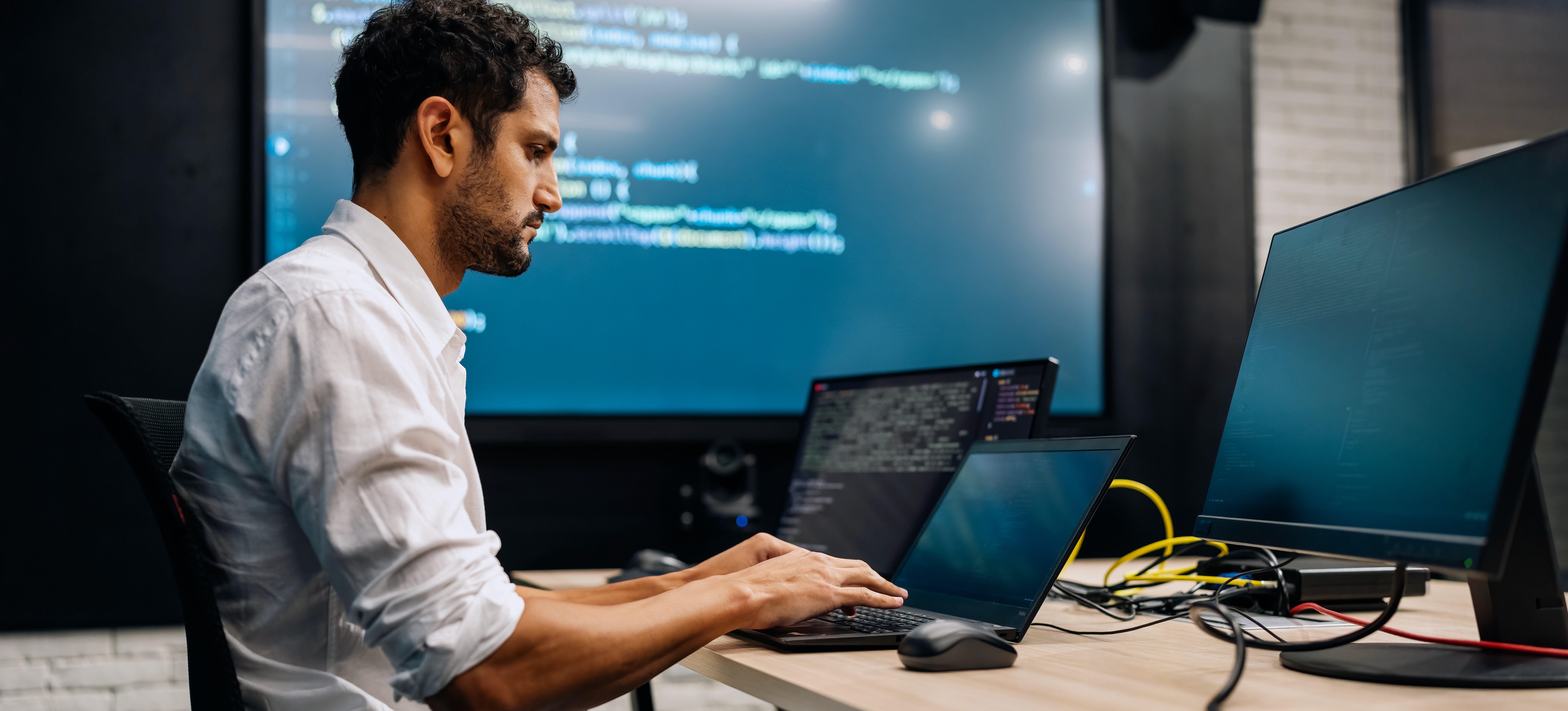 [Featured Image] A company's data governance analyst is working on keeping their data organized and safe.