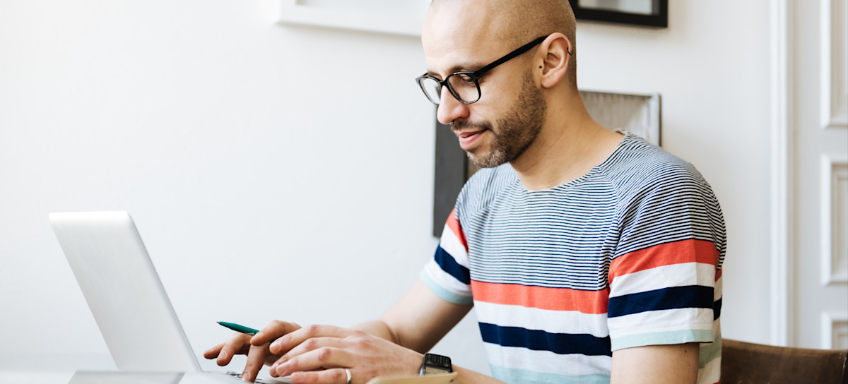 [Featured Image] A data scientist uses a MapReduce program to filter through data on their laptop. 