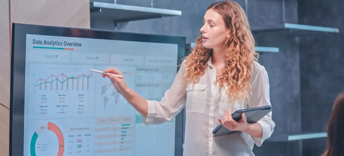 [Featured image] A person works with structured data in a spreadsheet on a laptop computer.