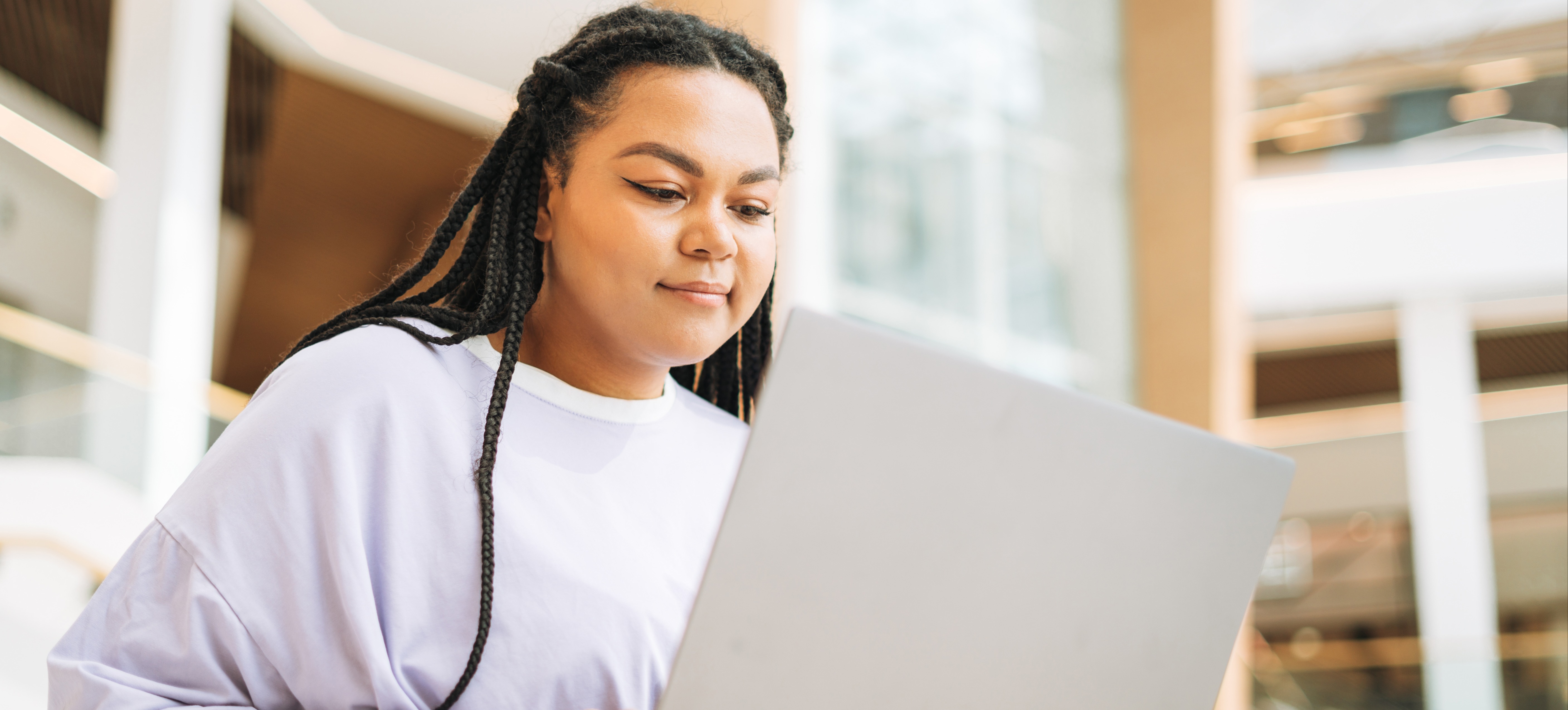 [Feature Image] A learner searches online, asking, “Do you need a bachelor’s to get a master’s degree?” as they plan their educational pathway.
