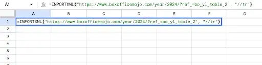 Import xml to google sheets image 5